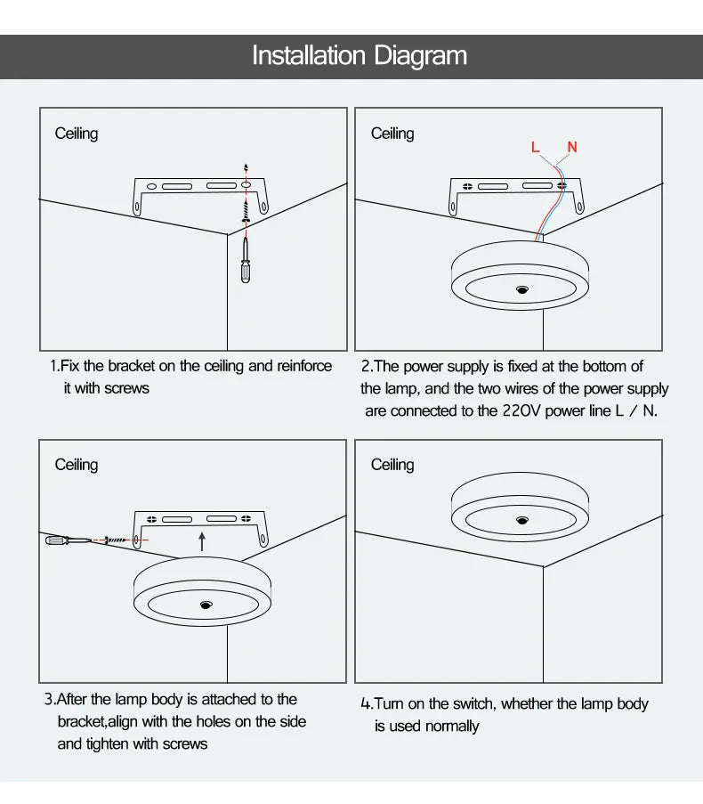 Lisslune | Motion Sensor LED Ceiling Lights – Smart Lighting for Your Home
