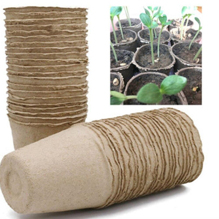 Lisslune | Biodegradable peat plant pots: Grow your garden with eco-friendly style