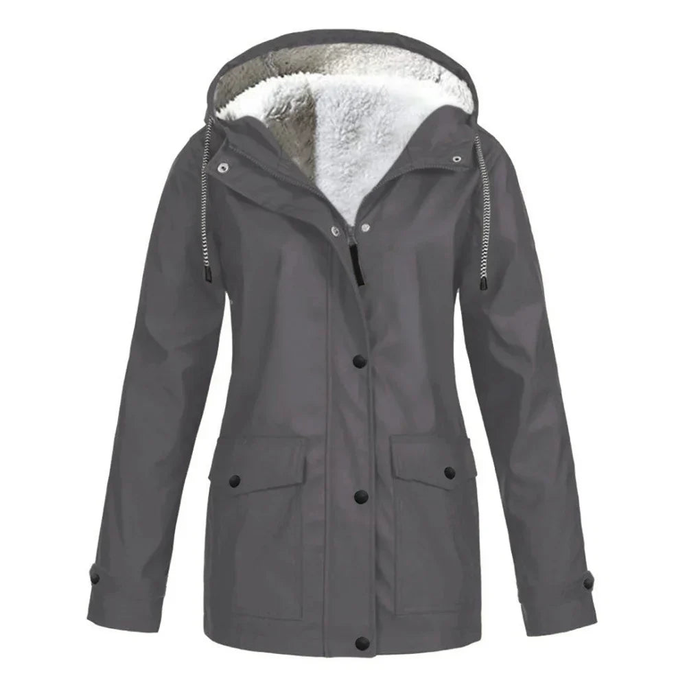 Lisslune | Long-sleeved Waterproof Raincoat with Hood