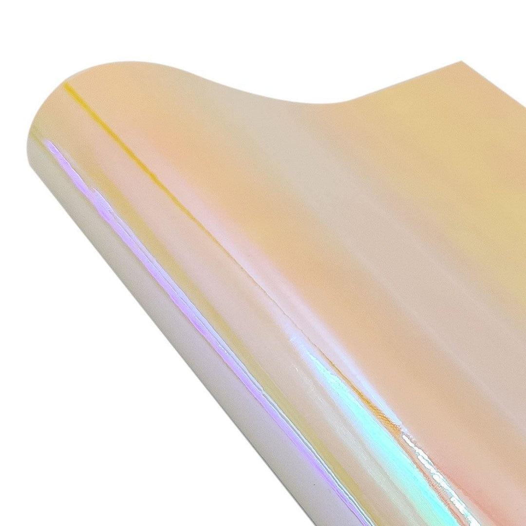 Lisslune | Reflective Holographic Iridescent Synthetic Leather - Essential Crafting Material