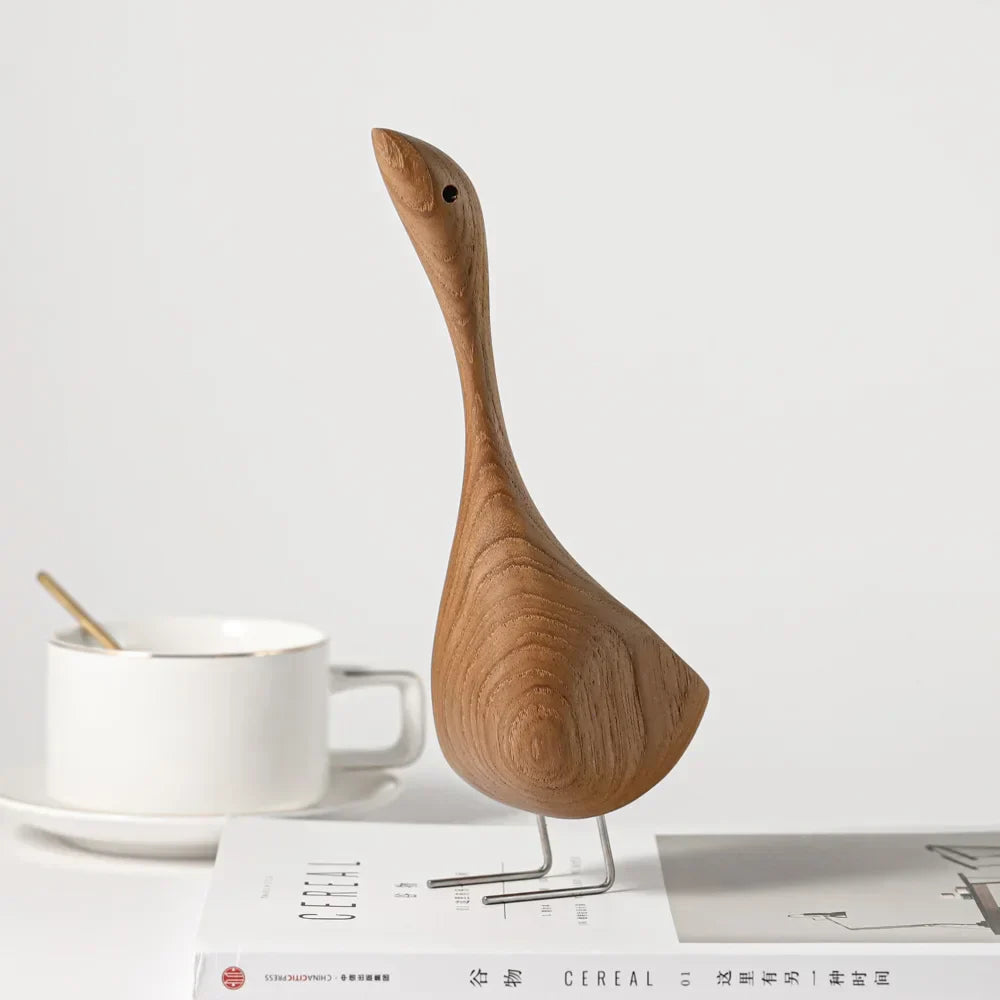 Lisslune | Nordic Wood Goose Figures