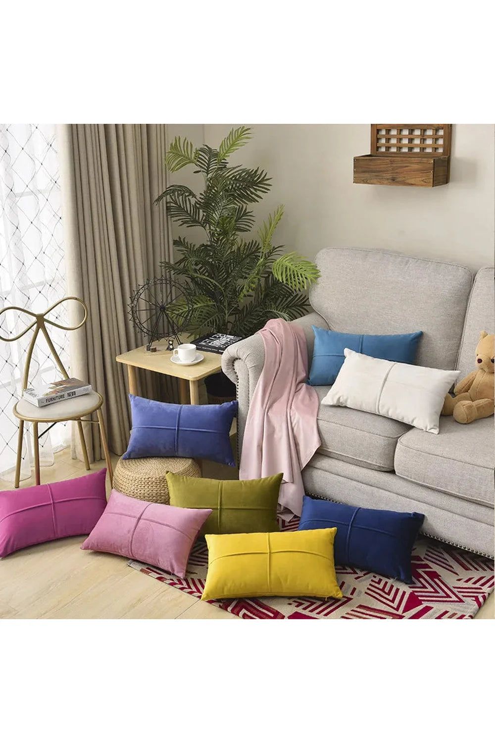 Lisslune | Velvet sofa pillow cover