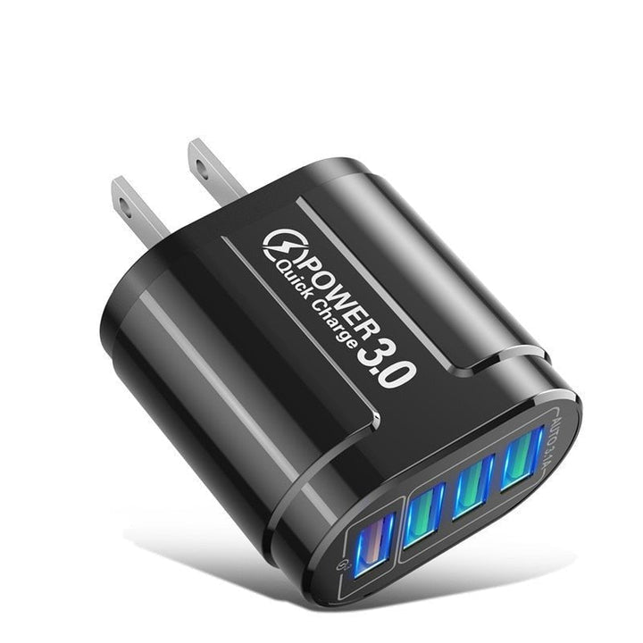 Lisslune | 48 Watt Plug Socket Charging Cable USB Adapter for all Chargers Travel Adapter