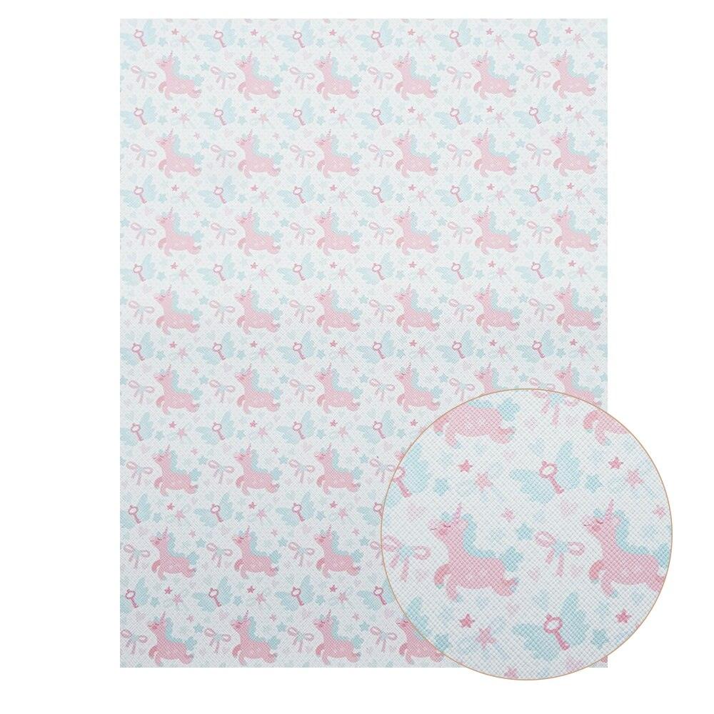 Lisslune | Chic Synthetic Leather Leaves with Luxurious Cartoon Bow Prints for Stylish DIY Creations