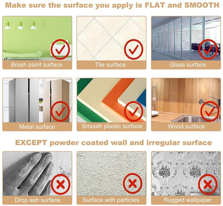 Lisslune | ProtectEase Self-adhesive protective film | Decorative film & surface protection | Waterproof & washable | DIY film for furniture & walls