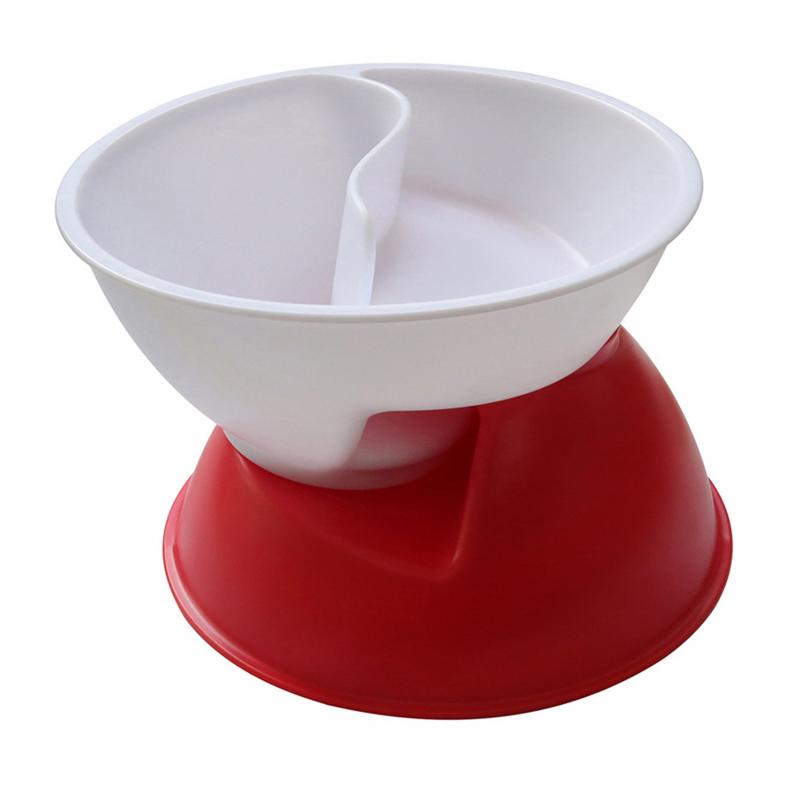 Lisslune | Creative Separated Double Bowls With Handle