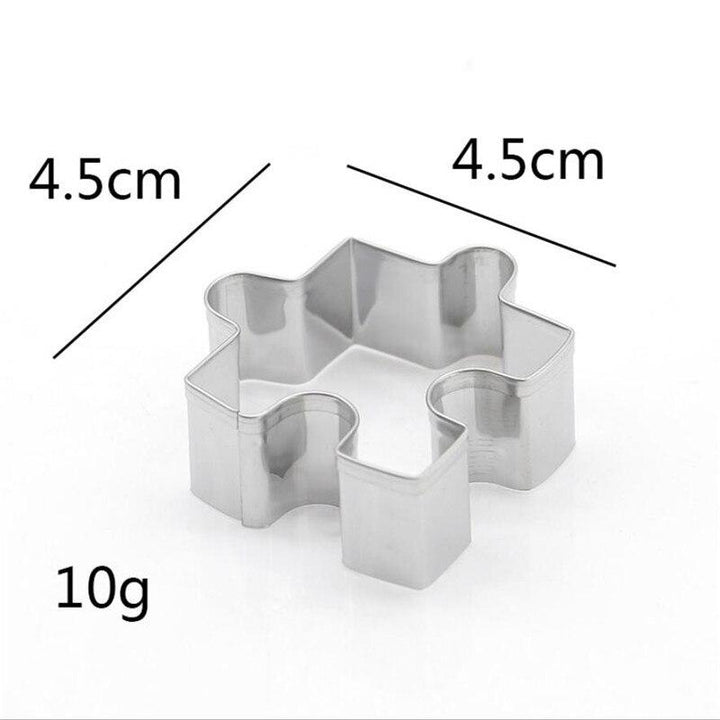 Lisslune | Puzzle Piece Cookie Cutter 4-piece Set