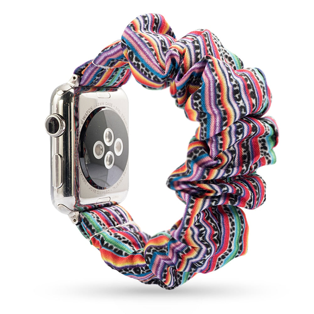Lisslune | ELASTIC Apple Watch BAND IN HAIR TIE STYLE