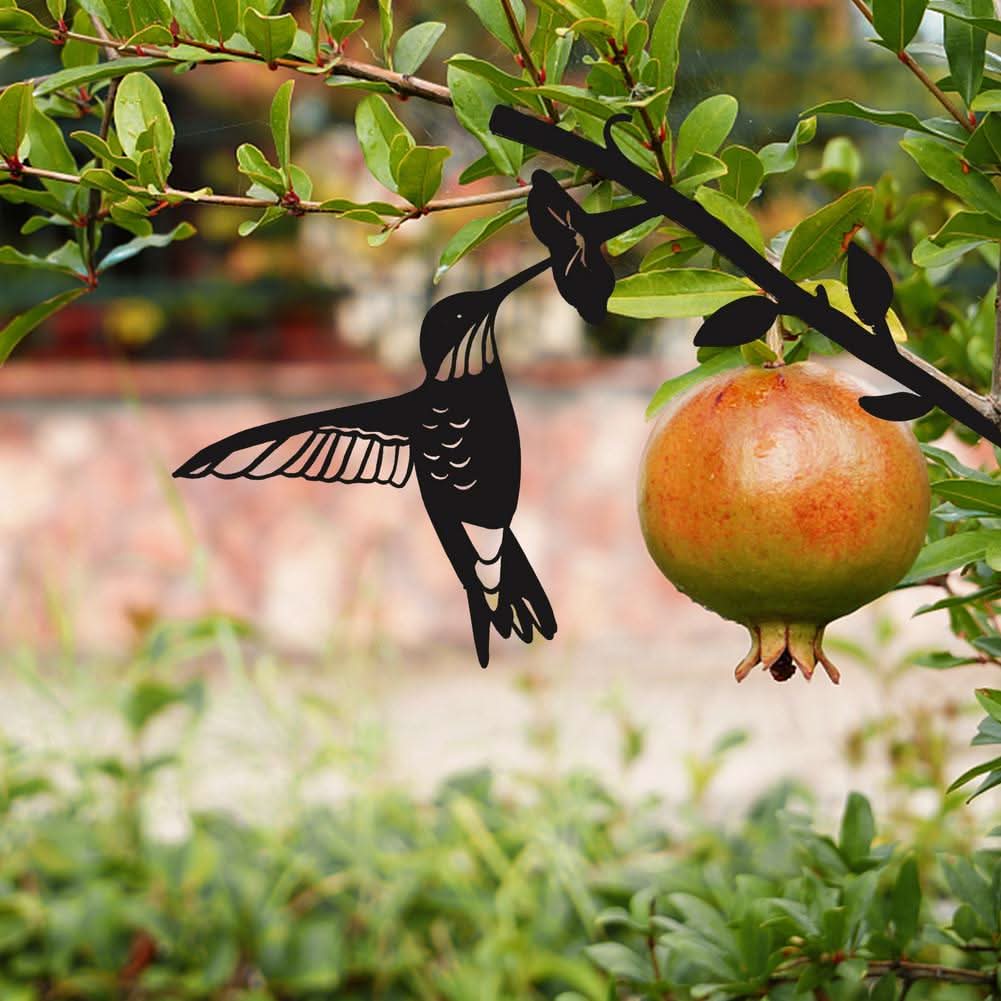 Lisslune | Metal Bird Garden Decor – Dancer Silhouette