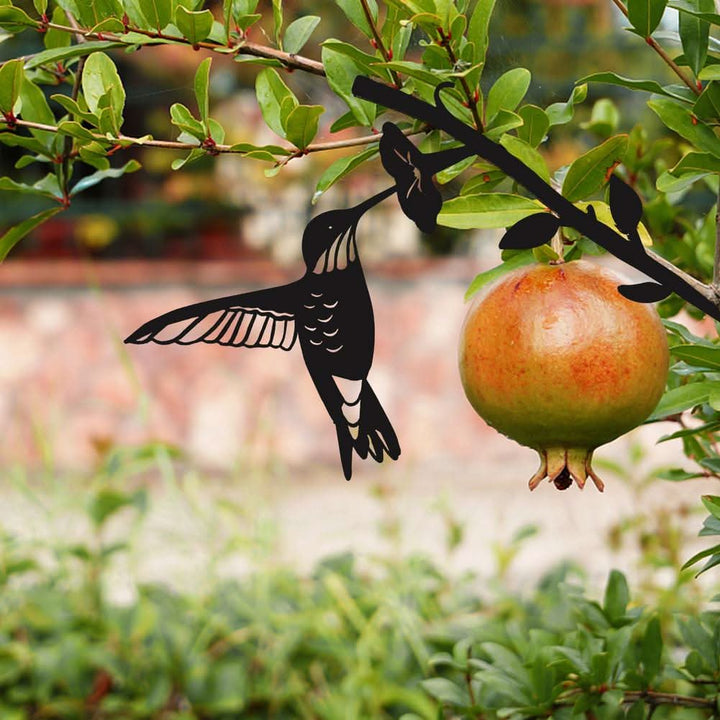 Lisslune | Metal Bird Garden Decor – Dancer Silhouette