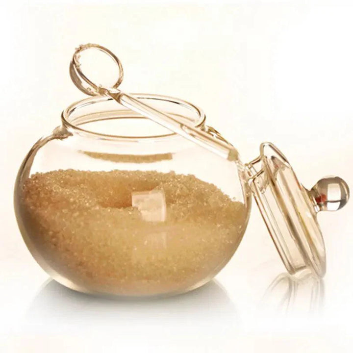 Lisslune | Elegant 250ml glass spice and candy jar - Chic home storage solution
