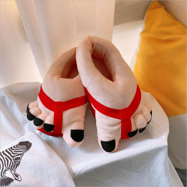 Lisslune | Funny Giant Foot Plush Winter Oversized Slipper