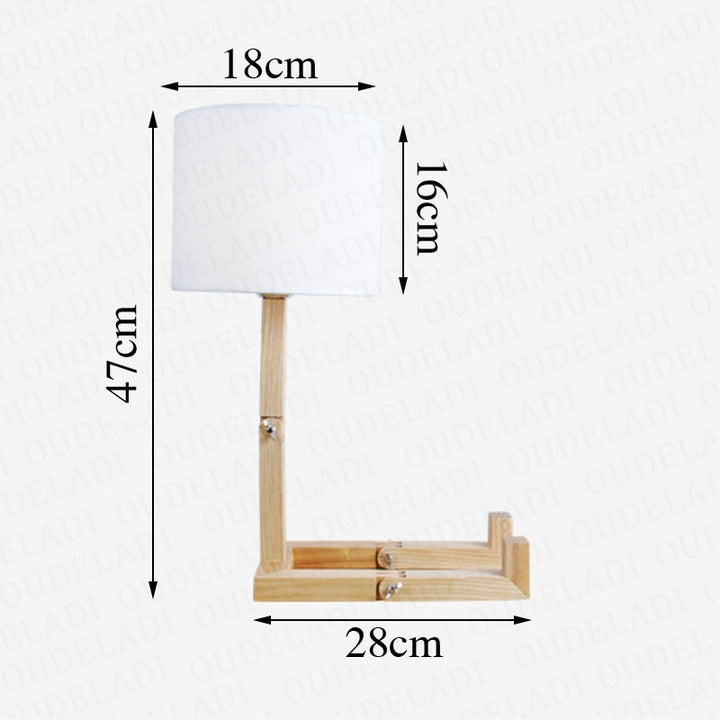 Lisslune | Thinker Wooden Robot Modern Night Lamp