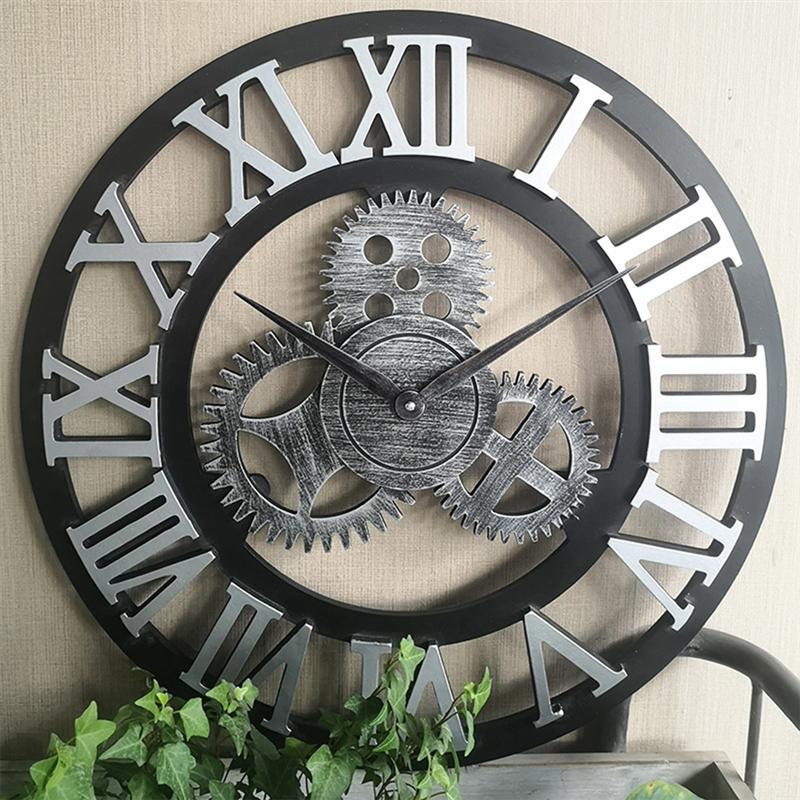 Lisslune | Handmade Oversized 3D Retro Decorative Wall Clock