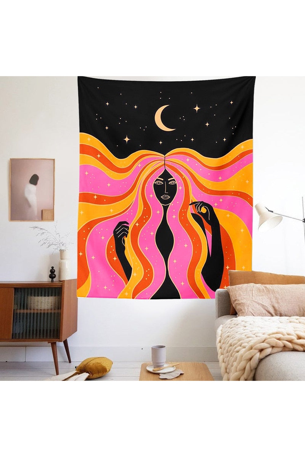 Lisslune | Phase Girl Psychedelic Tapestry