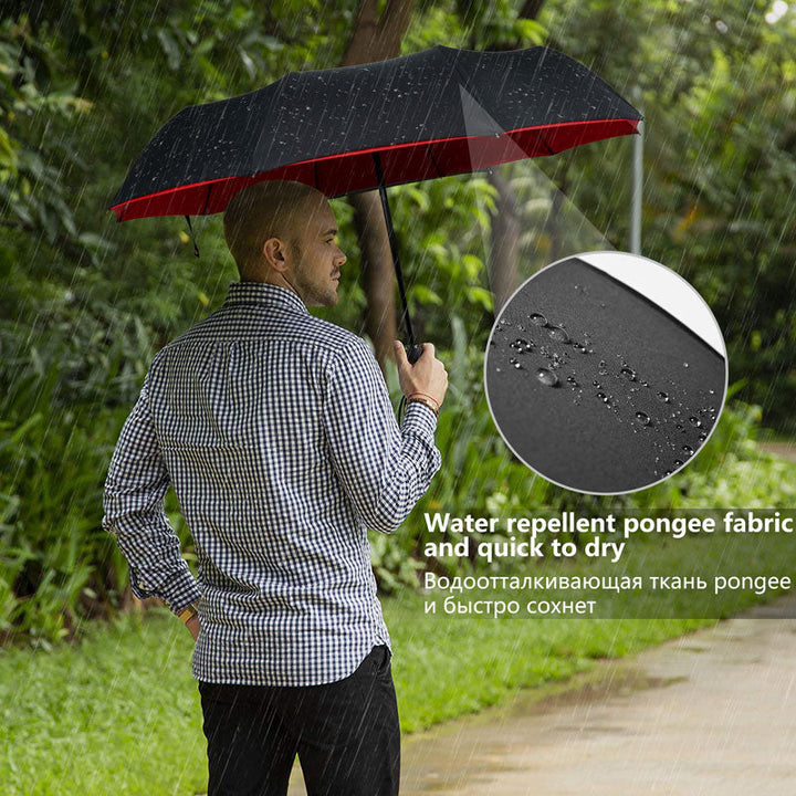 Lisslune | StormShield Automatic Umbrella – Windproof Storm Umbrella with Reversed Closing Mechanism