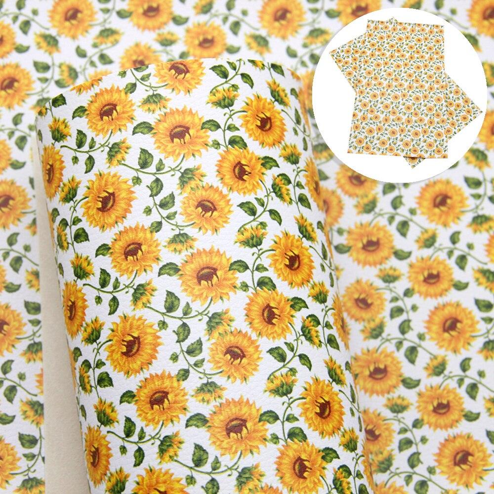 Lisslune | Blooming Elegance: Premium Floral Synthetic Leather for Inspired DIY Creations