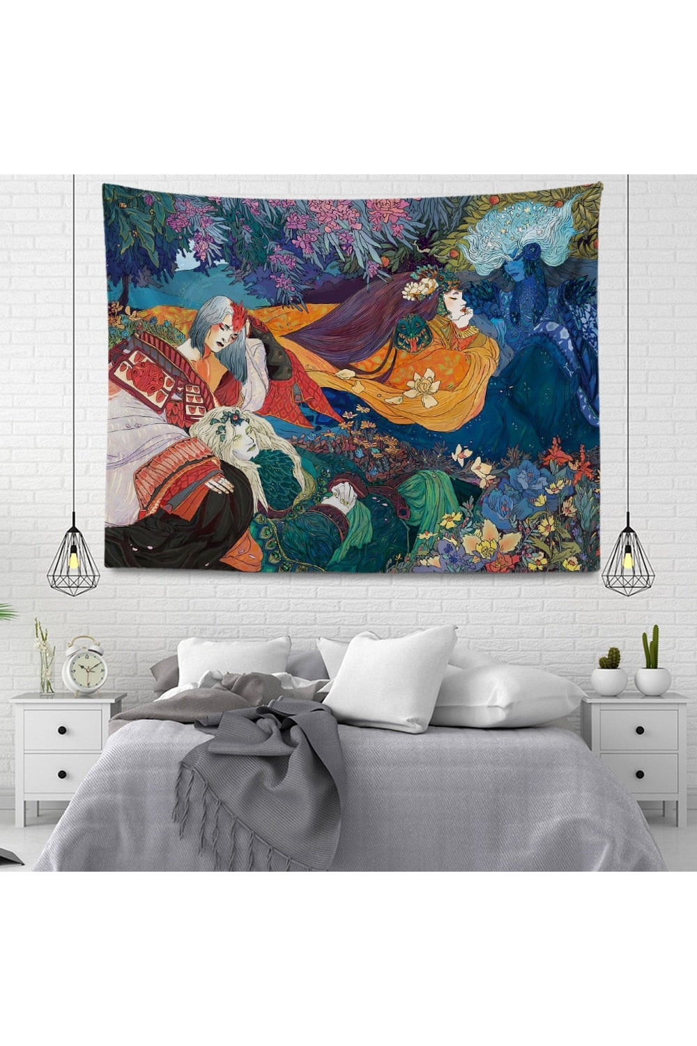 Lisslune | inspired velvet mandala wall tapestry