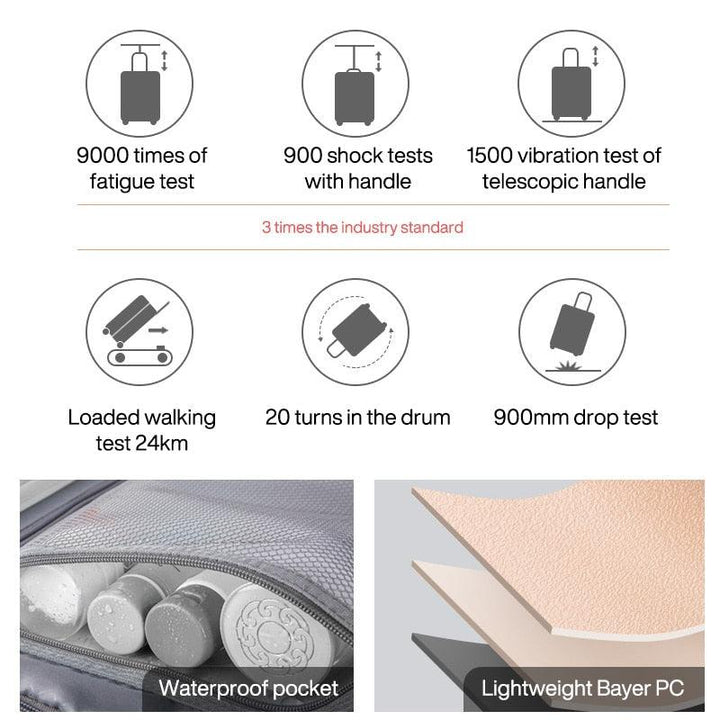 Lisslune | Sleek and Stylish Women's Premium Patent Spinner Carry-On for Modern Travelers