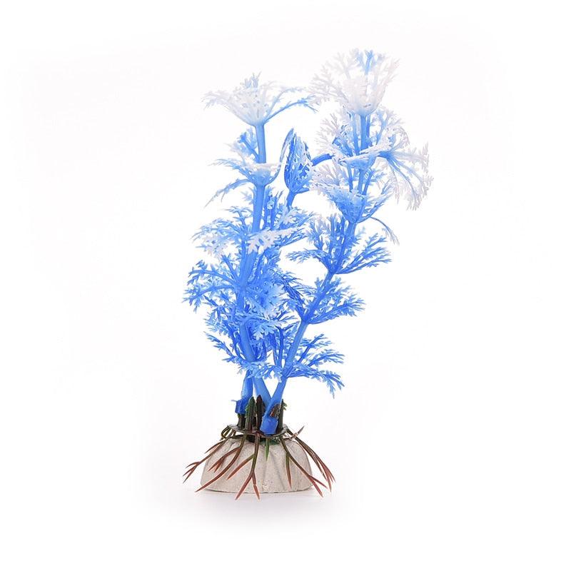 Lisslune | Vibrant Aquatic Plant Decoration Set with stable weighted base for thriving aquariums