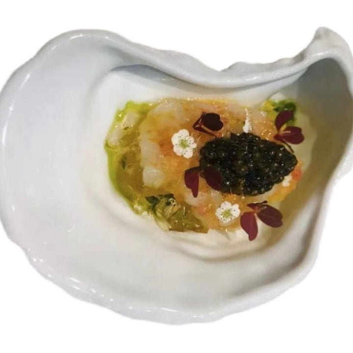 Lisslune | Oyster Shaped Ceramic Plate
