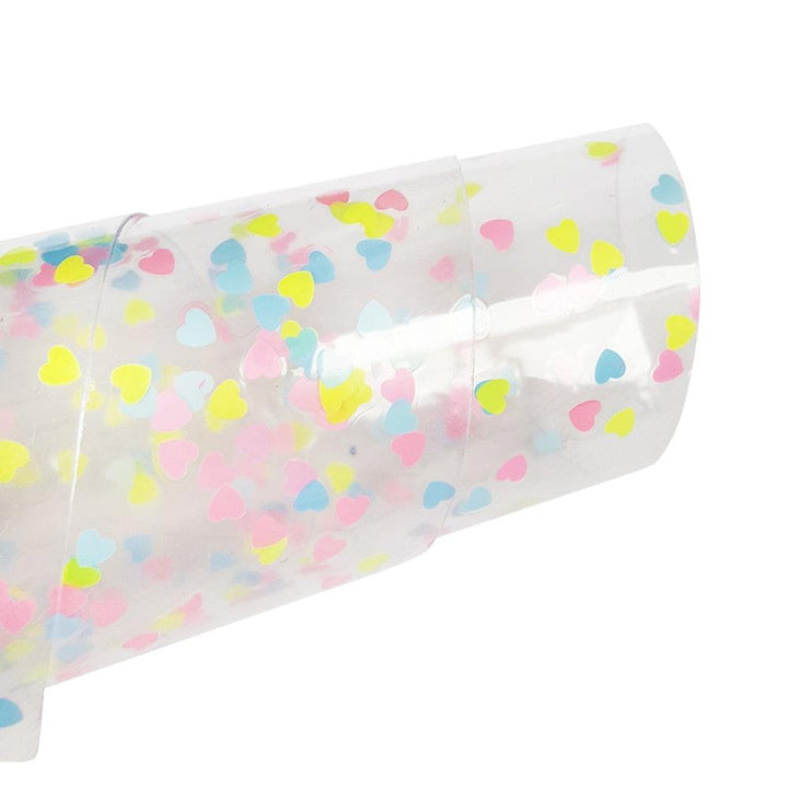 Lisslune | Shiny star and heart PVC craft sheets for artistic creations