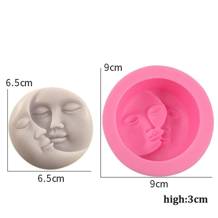 Lisslune | DIY Silicone Mold Set for Candles, Wax Melt, and Soap Creations