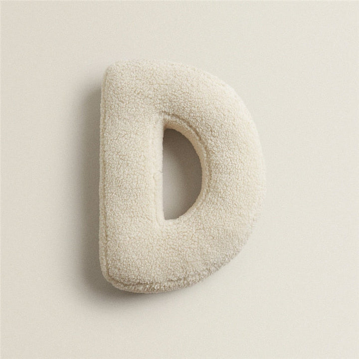 Lisslune | Alphabet Letter Fleece Pillow