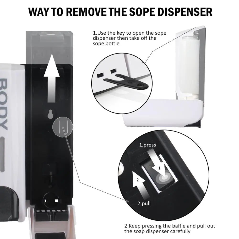 Lisslune | Wall-mounted shower dispenser
