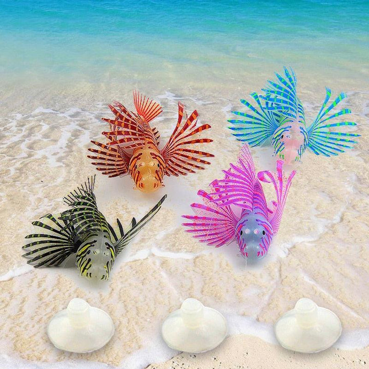 Lisslune | Glow-in-the-Dark Lionfish Aquarium Decoration