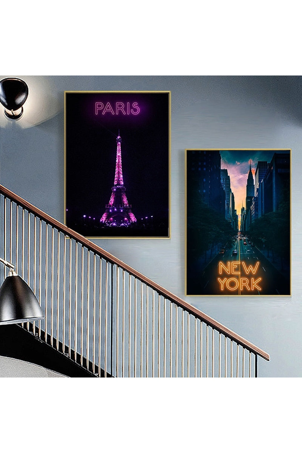 Lisslune | Neon Lights Poster