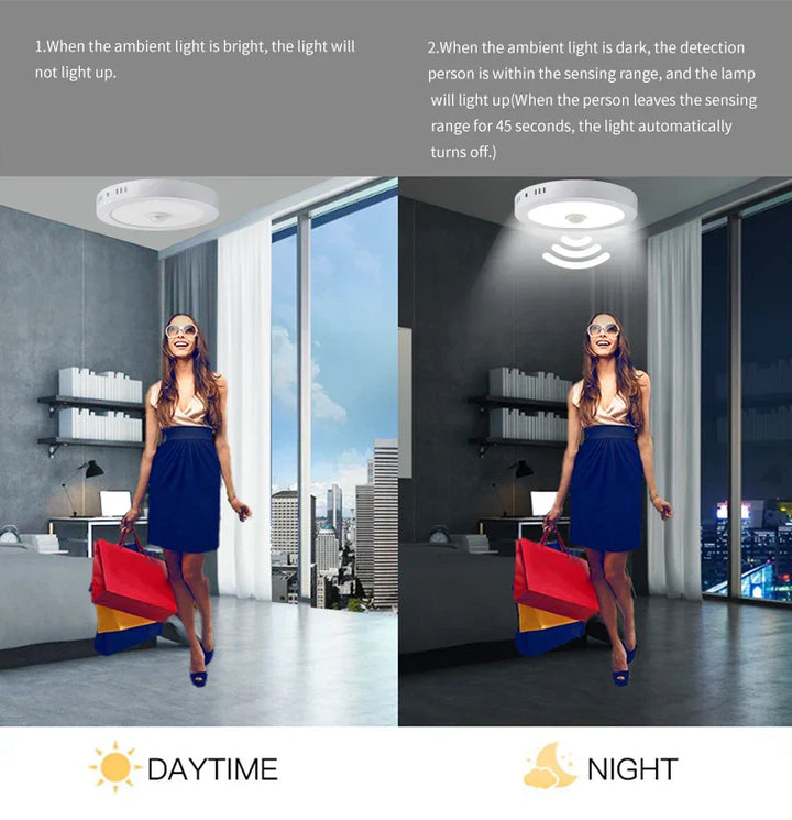 Lisslune | Motion Sensor LED Ceiling Lights – Smart Lighting for Your Home