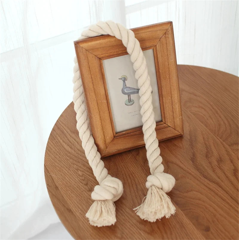 Rynx | Woven Macrame Curtain Holder Hooks Curtain Ties Living Room Boho Decoration Accessories Curtain Ties