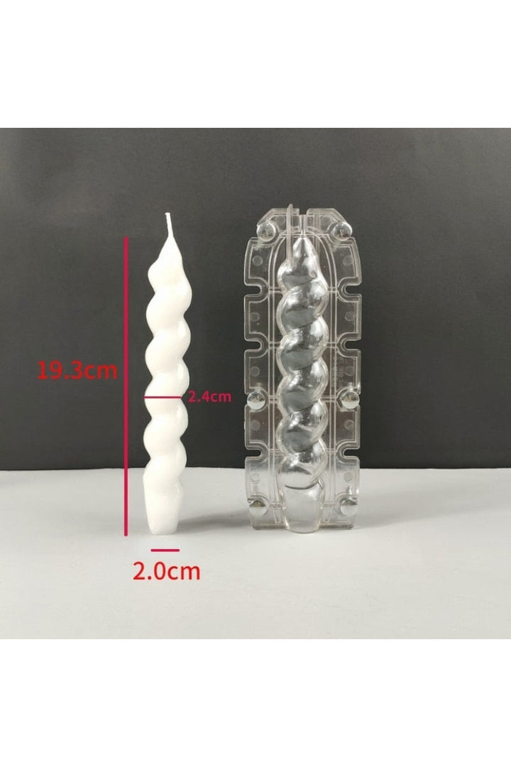 Lisslune | striped pillar candle shape