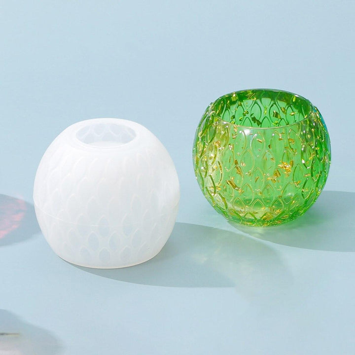 Lisslune | Silicone mold set for creative candle jars and flower planters