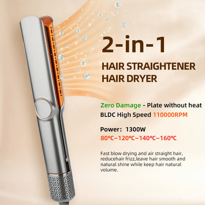 Lisslune | StraightStyler | 2-in-1 Hair Dryer & Straightener for Effortless Styling