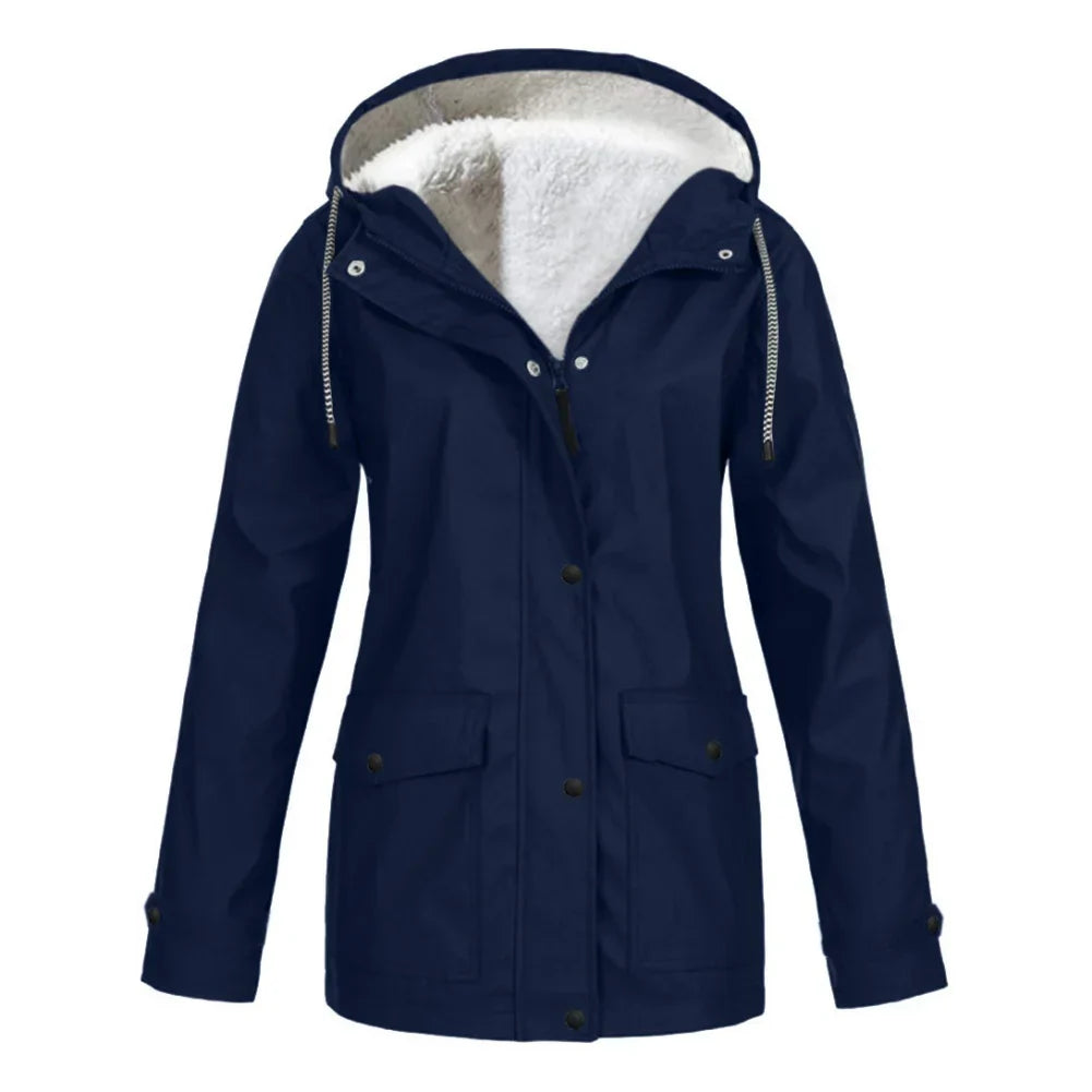 Lisslune | Long-sleeved Waterproof Raincoat with Hood