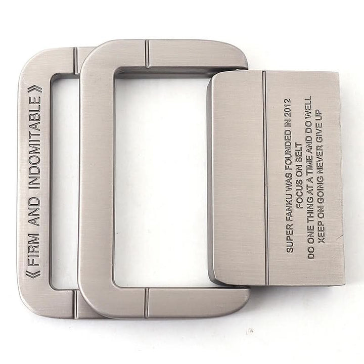 Lisslune | Unisex Canvas Belt – Double Metal Ring Buckle, Adjustable