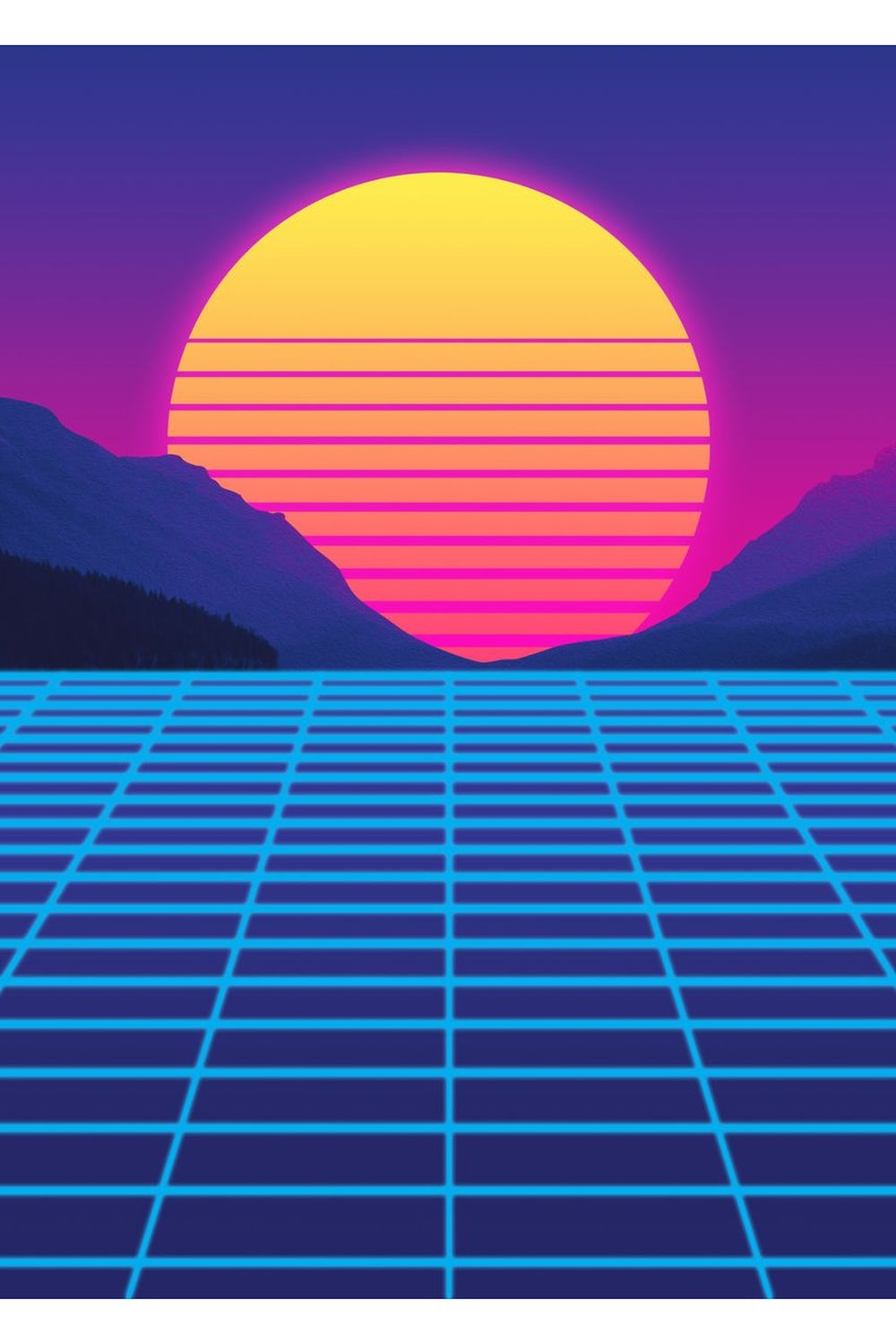 Lisslune | Night City View Poster