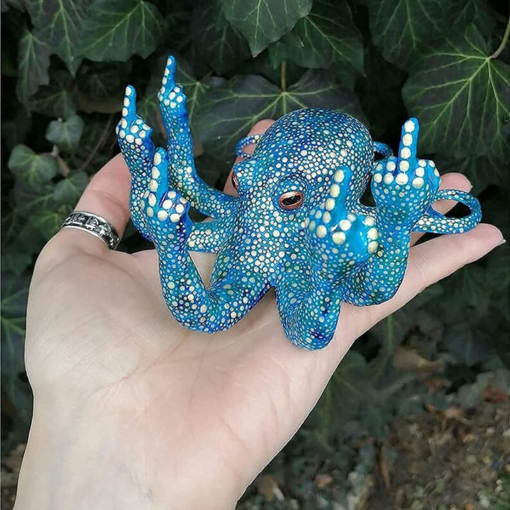 Lisslune | Angry Luminous Octopus Resin Decor