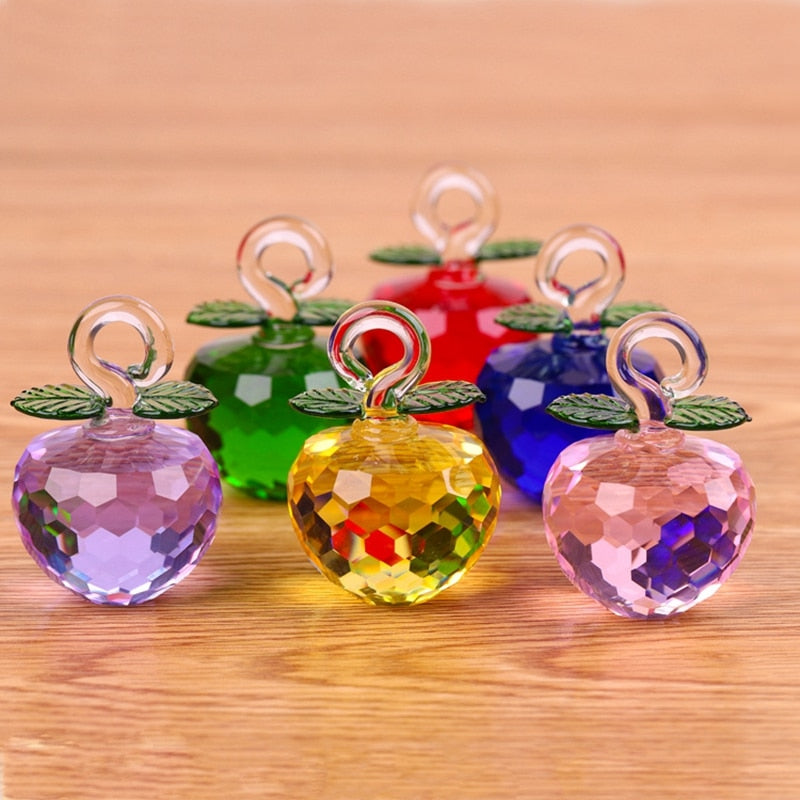 Lisslune | Elegant Crystal Apple Tree Home Decor