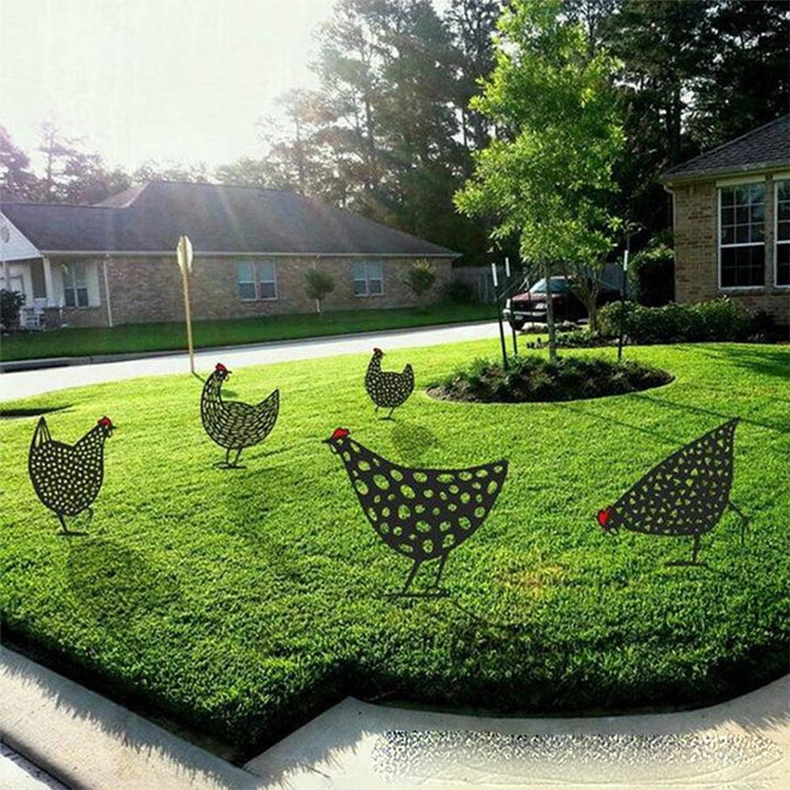 Lisslune | Chicken Stand Decoration for the Garden