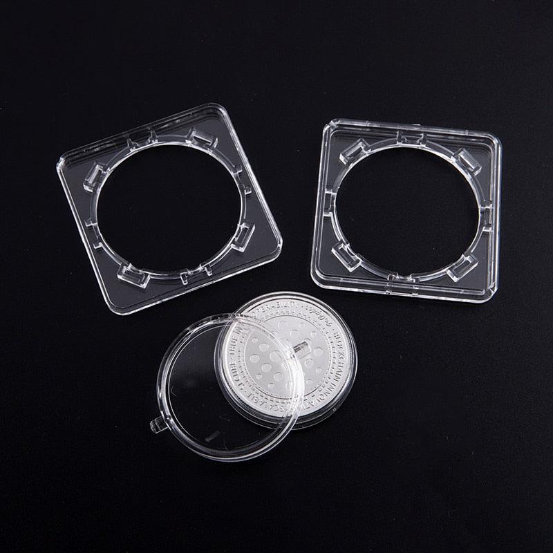 Lisslune | Deluxe Acrylic Display Case for 4cm Commemorative Coins - Protect and Showcase Your Treasures