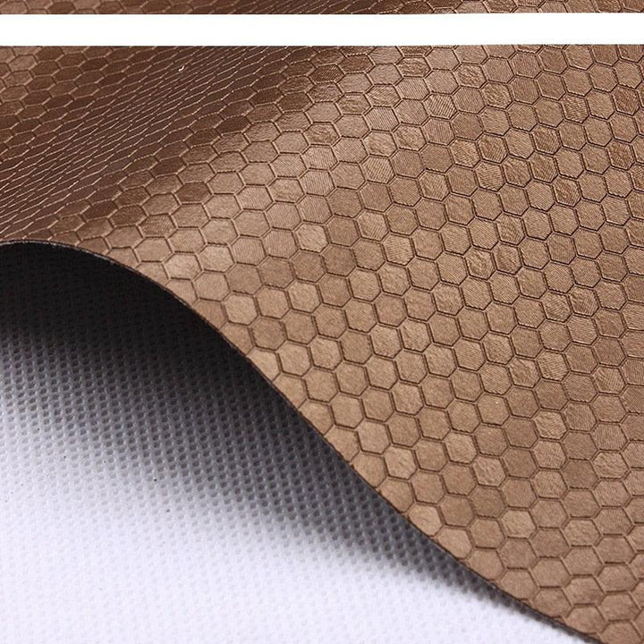 Lisslune | Honeycomb Embossed Synthetic Leather - Unleash Your Creative Potential with Luxury Texture