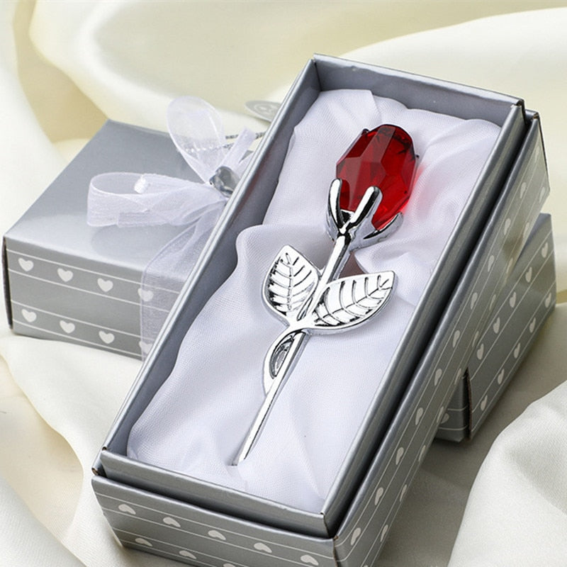 Lisslune | Luxury Crystal Rose in Gift Box – Valentine's Gift for Her