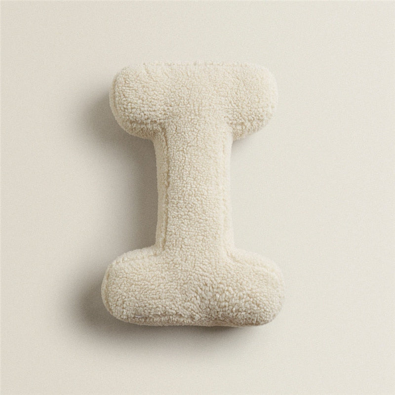Lisslune | Alphabet Letter Fleece Pillow