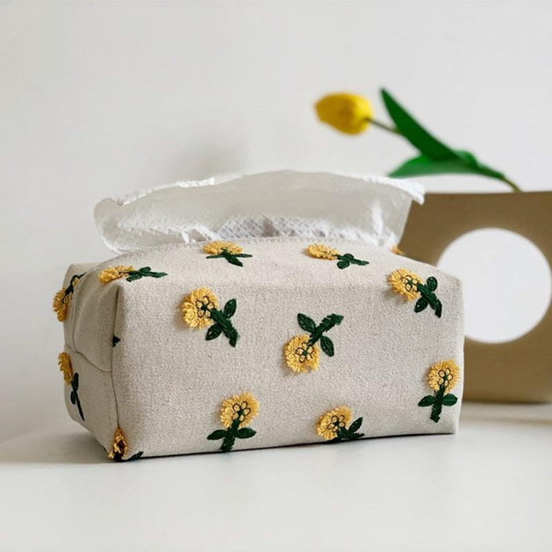 Lisslune | Japanese Style Environment Friendly Flower Tissue Box