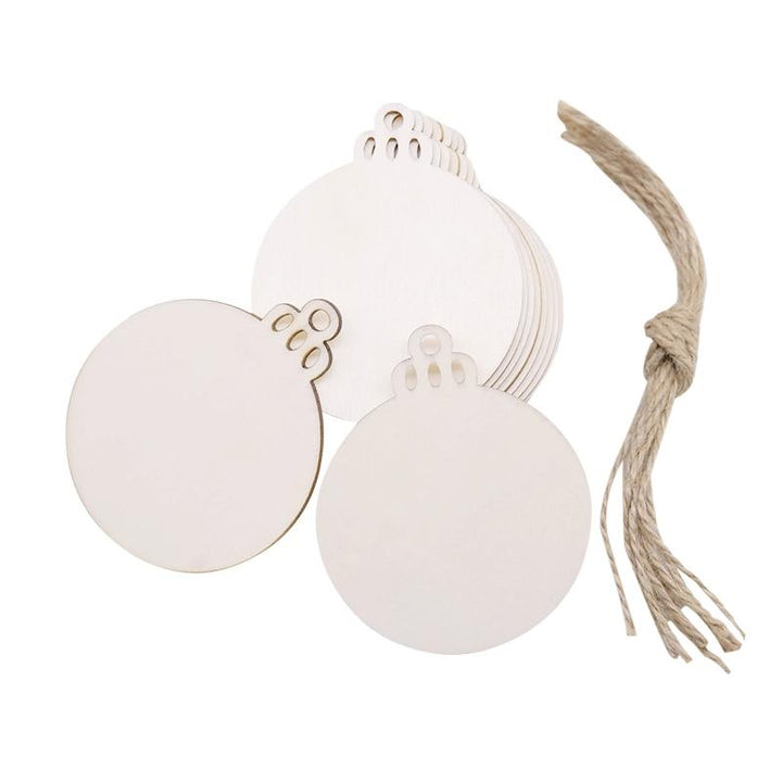 Lisslune | Wooden Christmas Tree Decorations (10 pieces)