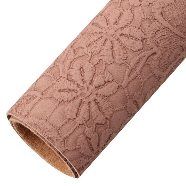 Lisslune | Chic Bloom: Premium Synthetic Leather Craft Sheets for Creative Expression