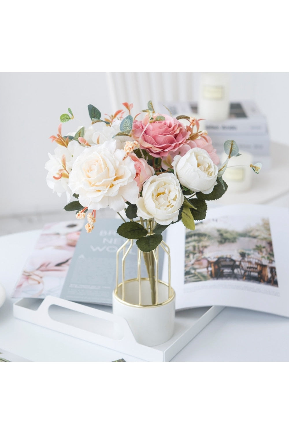 Lisslune | artificial rose display